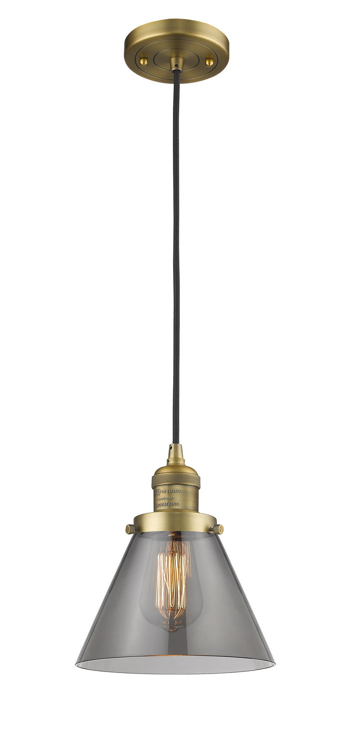 Innovations 201C-BB-G43-LED LED Mini Pendant, Brushed Brass