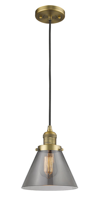 Innovations 201C-BB-G43-LED LED Mini Pendant, Brushed Brass