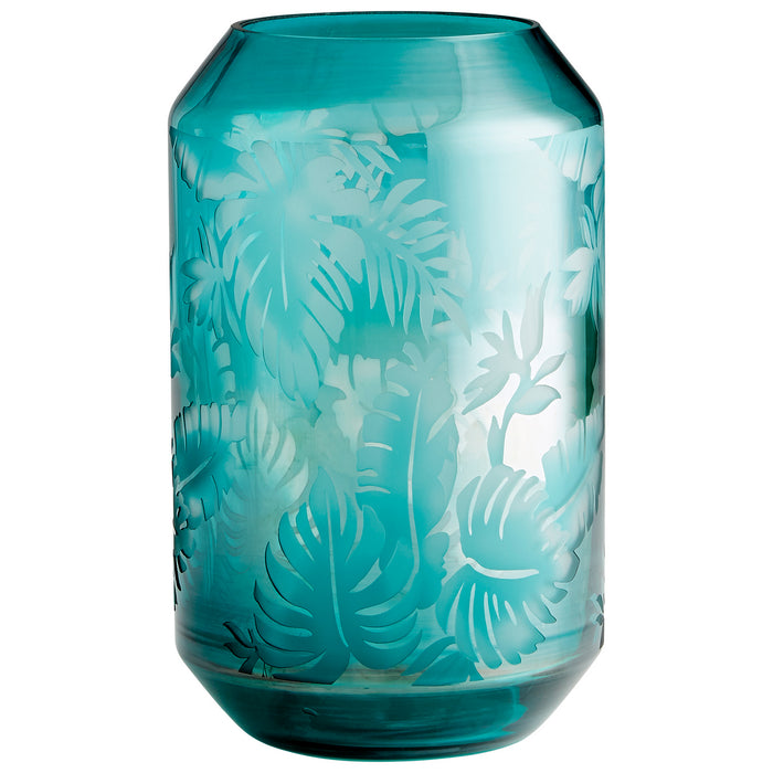 Cyan 10016 Vase, Turquoise