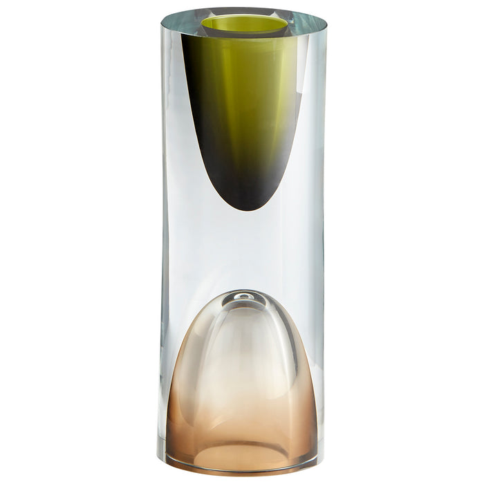 Cyan 10017 Vase, Brown And Green