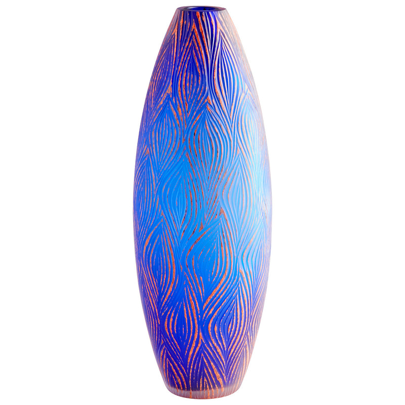 Cyan 10031 Vase, Blue