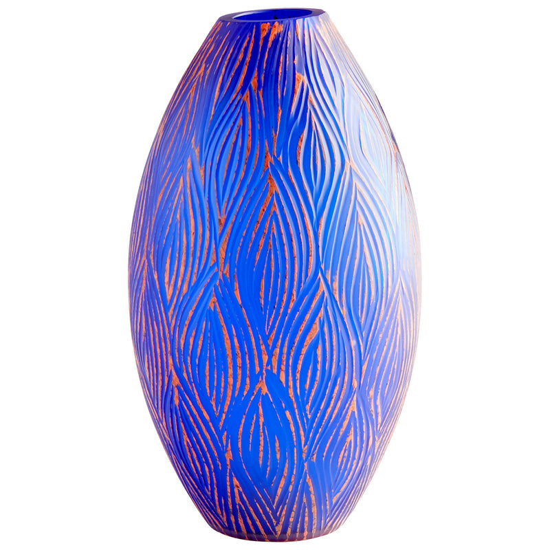 Cyan 10032 Vase, Blue