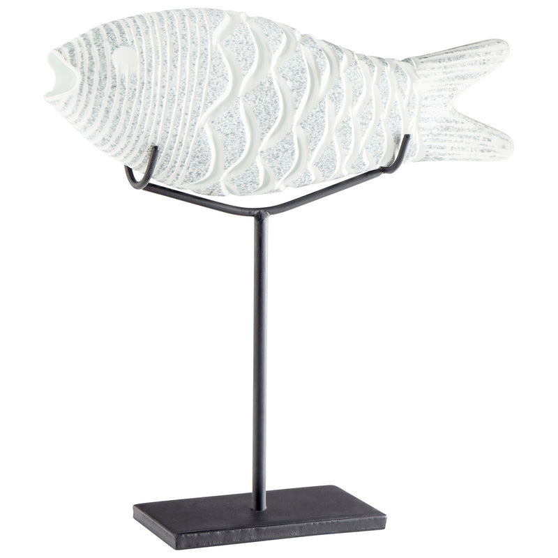 Cyan 10034 Sculpture, Clear And Frosted