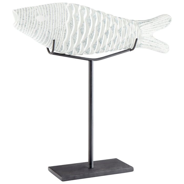 Cyan 10035 Sculpture, Clear And Frosted