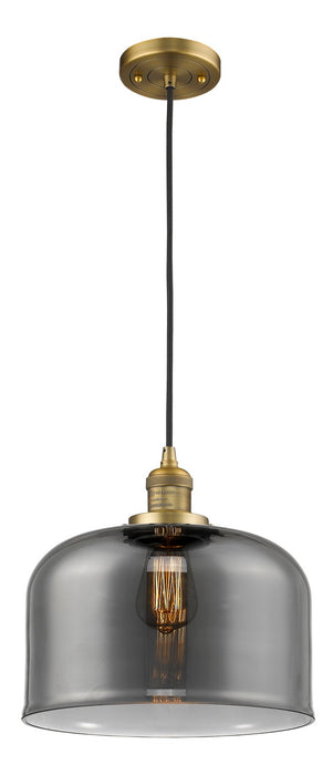 Innovations 201C-BB-G73-L One Light Mini Pendant, Brushed Brass