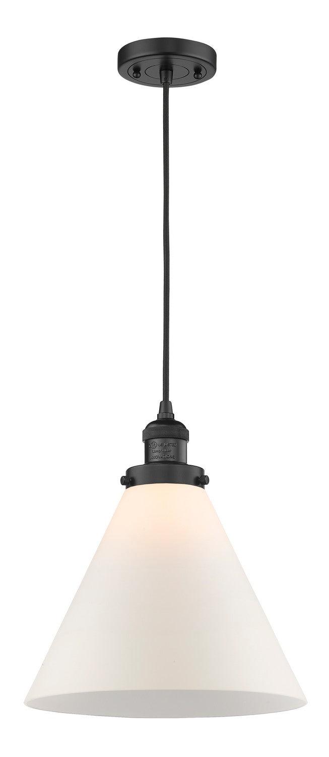 Innovations 201C-BK-G41-L-LED LED Mini Pendant, Matte Black