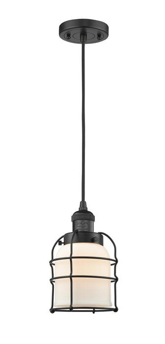 Innovations 201C-BK-G51-CE One Light Mini Pendant, Matte Black