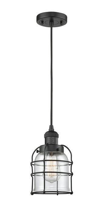 Innovations 201C-BK-G52-CE One Light Mini Pendant, Matte Black