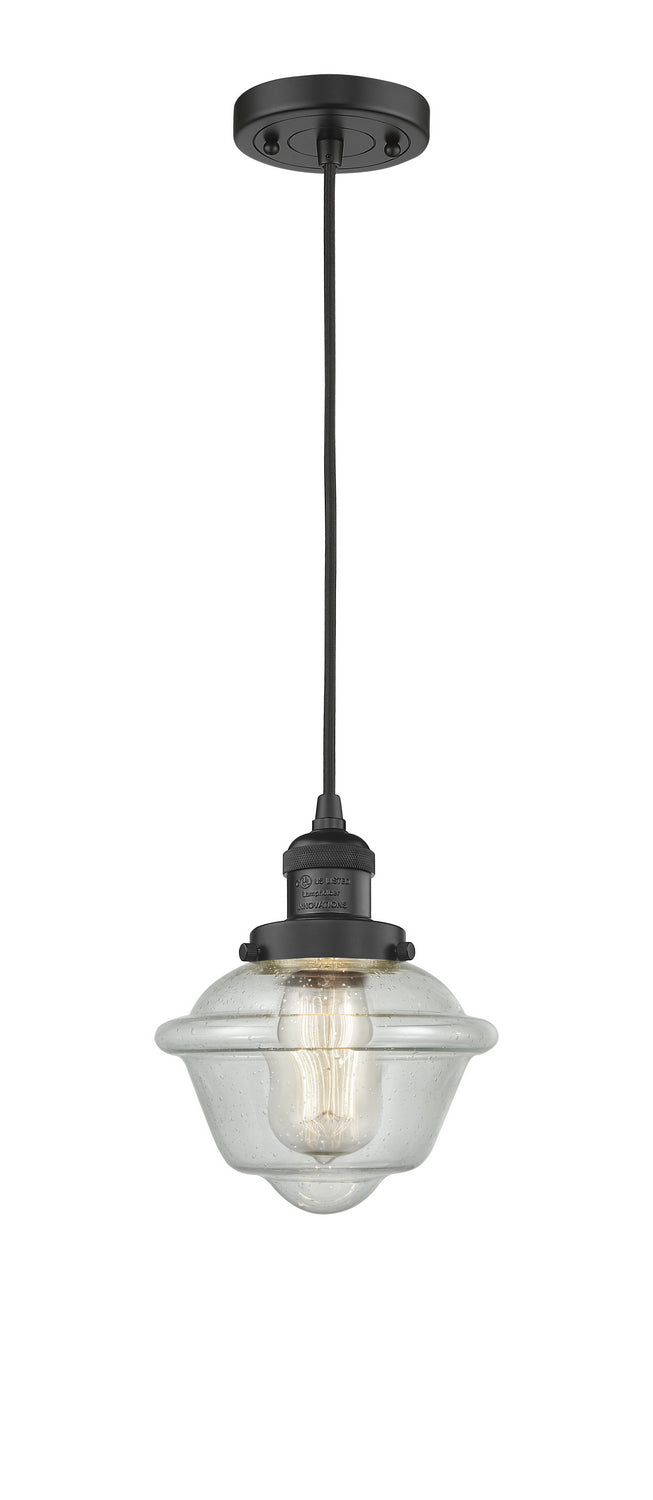 Innovations 201C-BK-G534 One Light Mini Pendant, Matte Black
