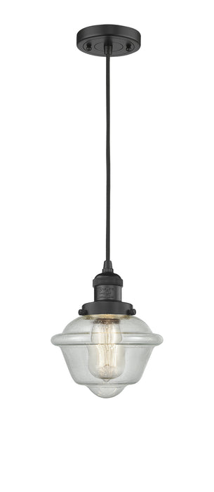 Innovations 201C-BK-G534 One Light Mini Pendant, Matte Black