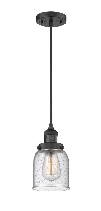 Innovations 201C-BK-G54 One Light Mini Pendant, Matte Black