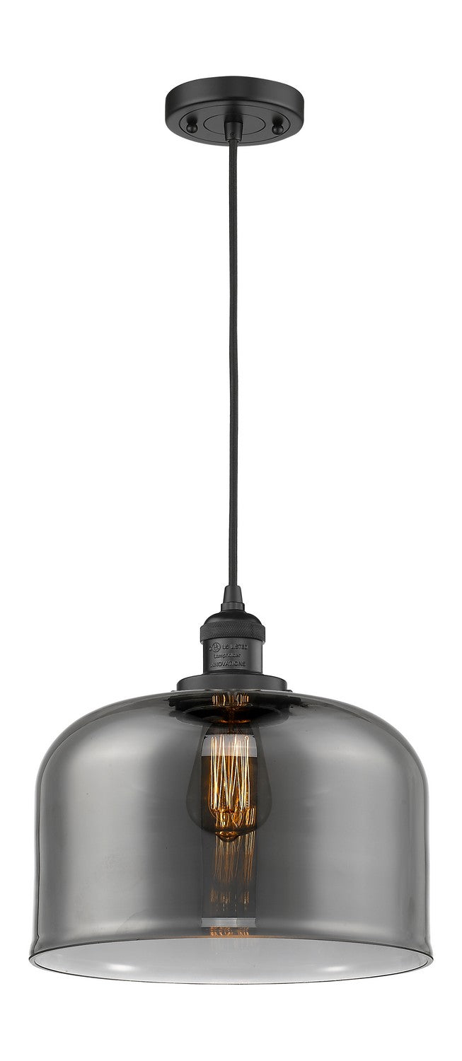 Innovations 201C-BK-G73-L One Light Mini Pendant, Matte Black