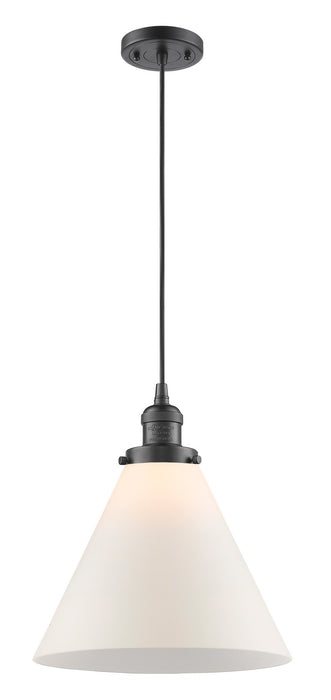 Innovations 201C-OB-G41-L One Light Mini Pendant, Oil Rubbed Bronze