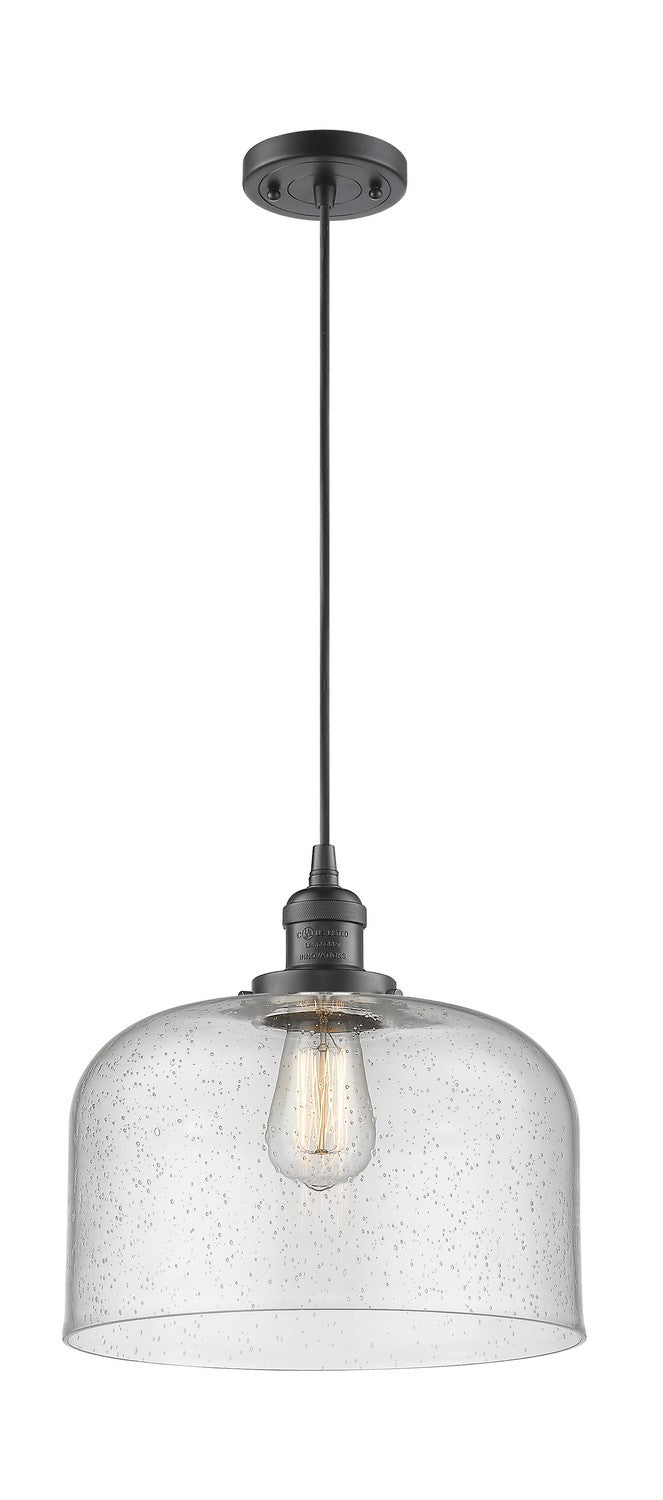 Innovations 201C-OB-G74-L One Light Mini Pendant, Oil Rubbed Bronze