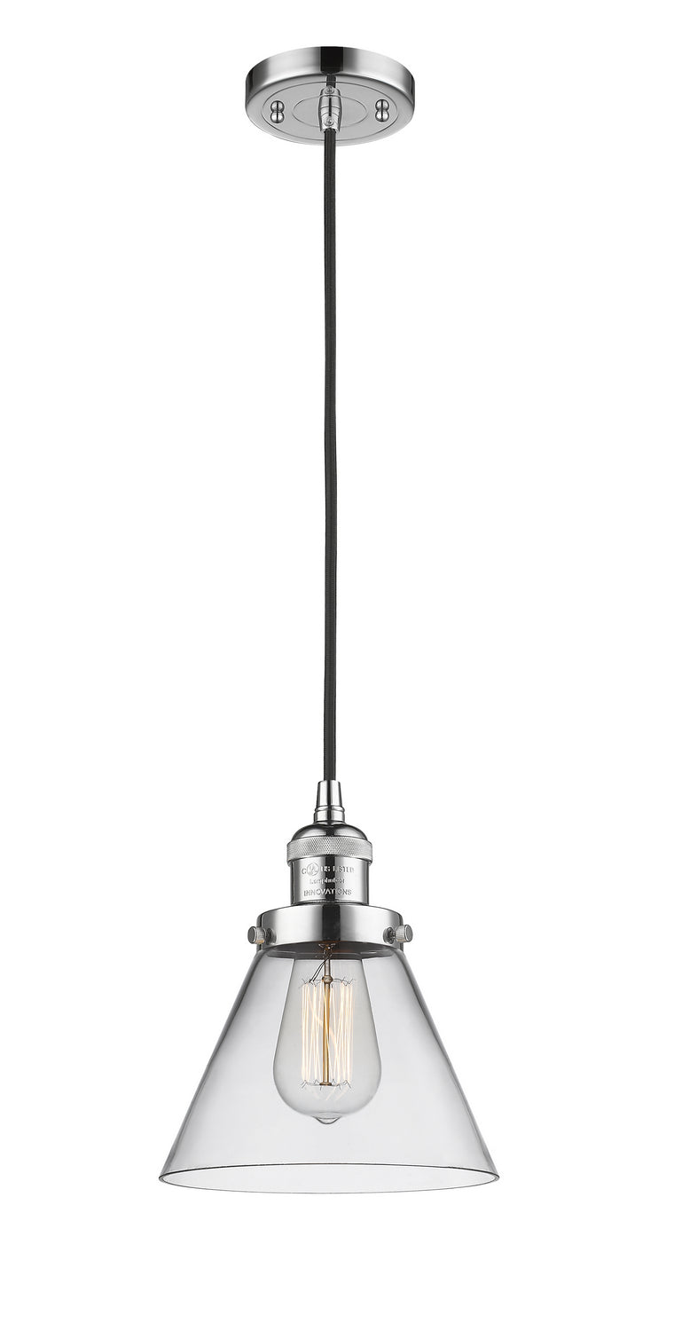 Innovations 201C-PC-G44 One Light Mini Pendant, Polished Chrome