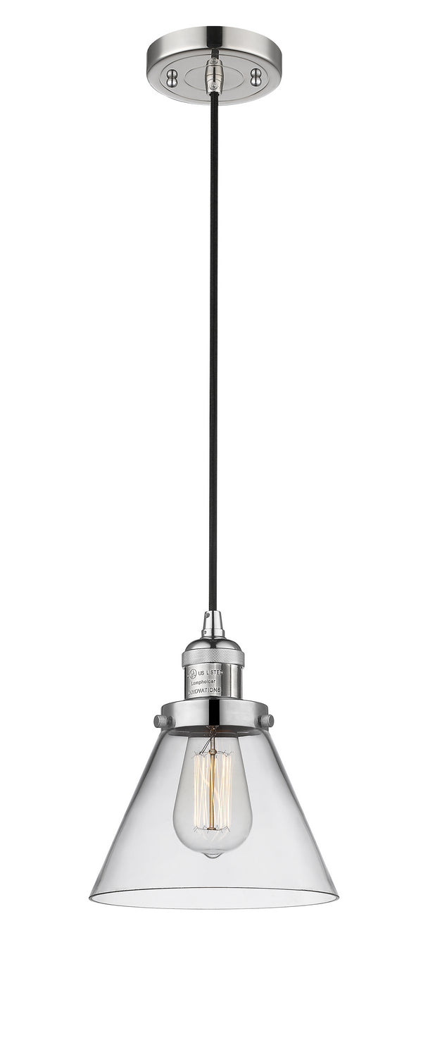 Innovations 201C-PN-G42-LED LED Mini Pendant, Polished Nickel