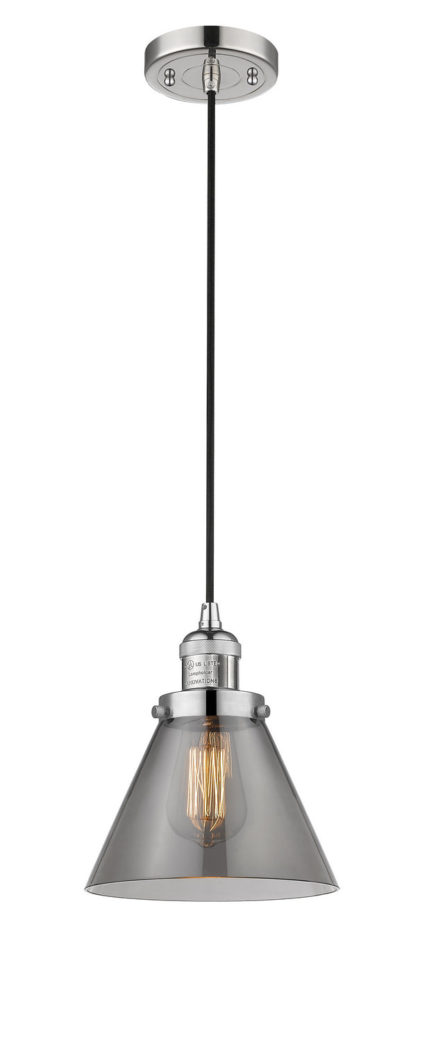 Innovations 201C-PN-G43-LED LED Mini Pendant, Polished Nickel