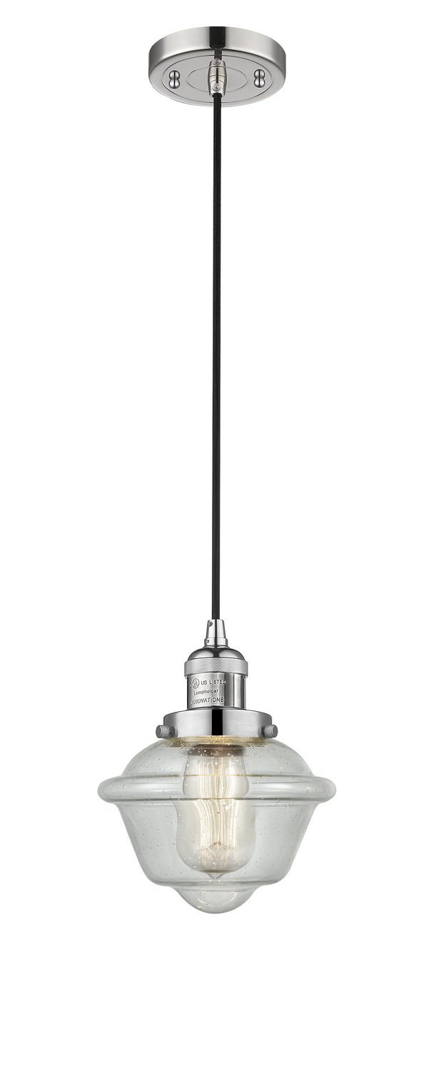 Innovations 201C-PN-G534 One Light Mini Pendant, Polished Nickel