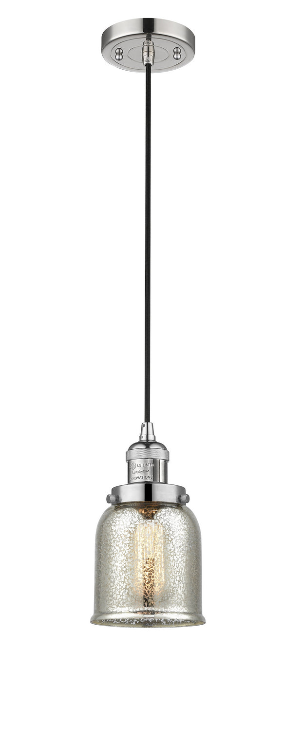 Innovations 201C-PN-G58 One Light Mini Pendant, Polished Nickel