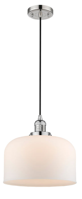 Innovations 201C-PN-G71-L One Light Mini Pendant, Polished Nickel