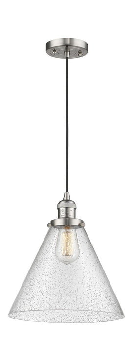 Innovations 201C-SN-G44-L-LED LED Mini Pendant, Brushed Satin Nickel