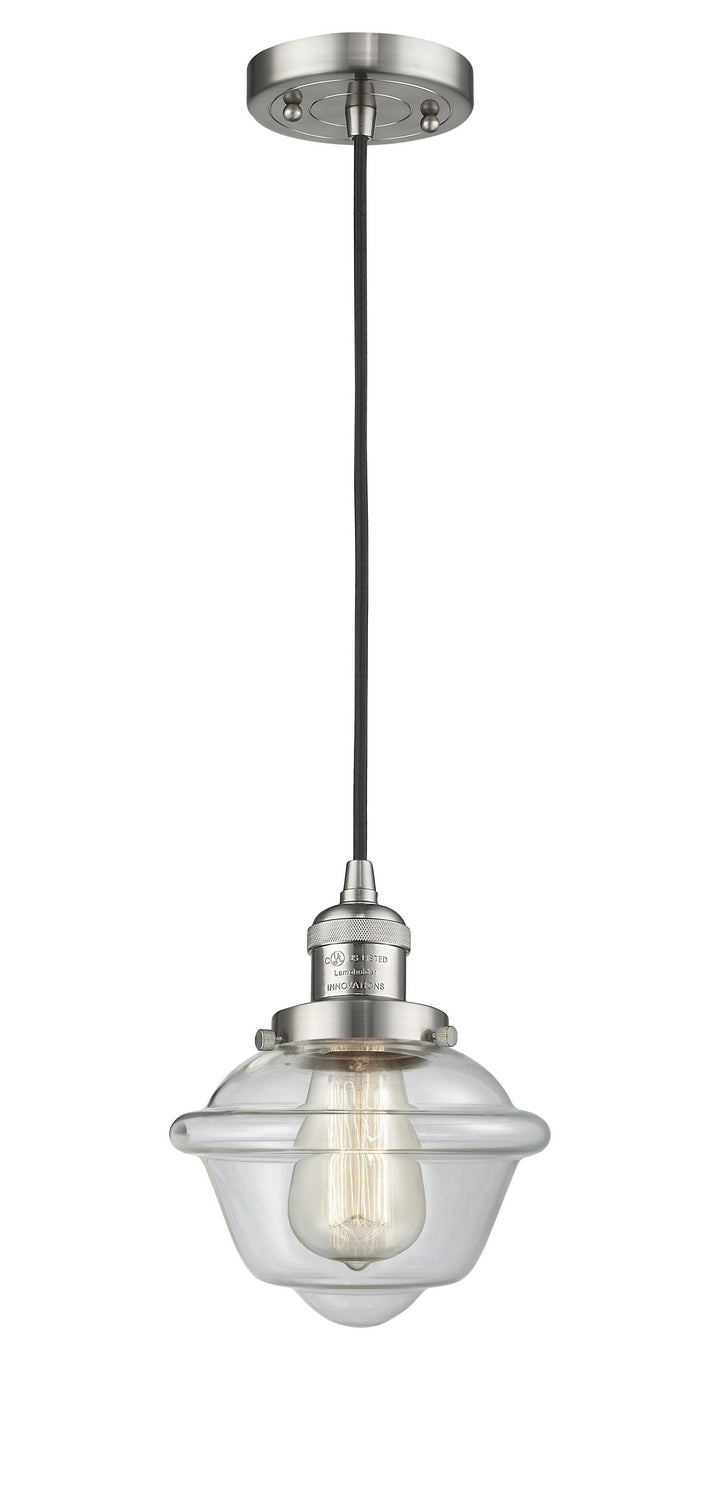 Innovations 201C-SN-G532 One Light Mini Pendant, Brushed Satin Nickel