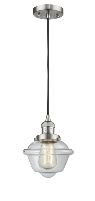Innovations 201C-SN-G532 One Light Mini Pendant, Brushed Satin Nickel