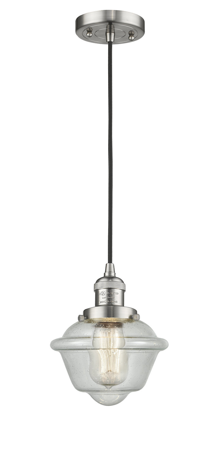 Innovations 201C-SN-G534 One Light Mini Pendant, Brushed Satin Nickel
