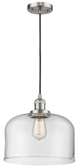 Innovations 201C-SN-G72-L-LED LED Mini Pendant, Brushed Satin Nickel