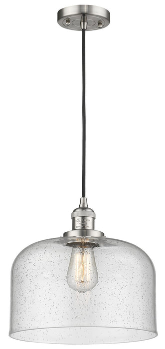 Innovations 201C-SN-G74-L-LED LED Mini Pendant, Brushed Satin Nickel
