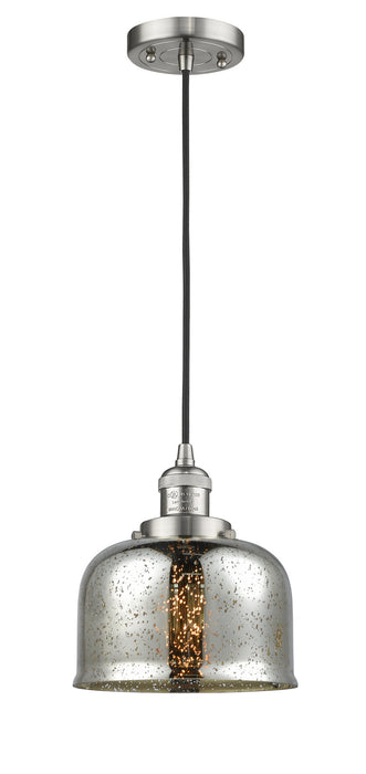 Innovations 201C-SN-G78 One Light Mini Pendant, Brushed Satin Nickel