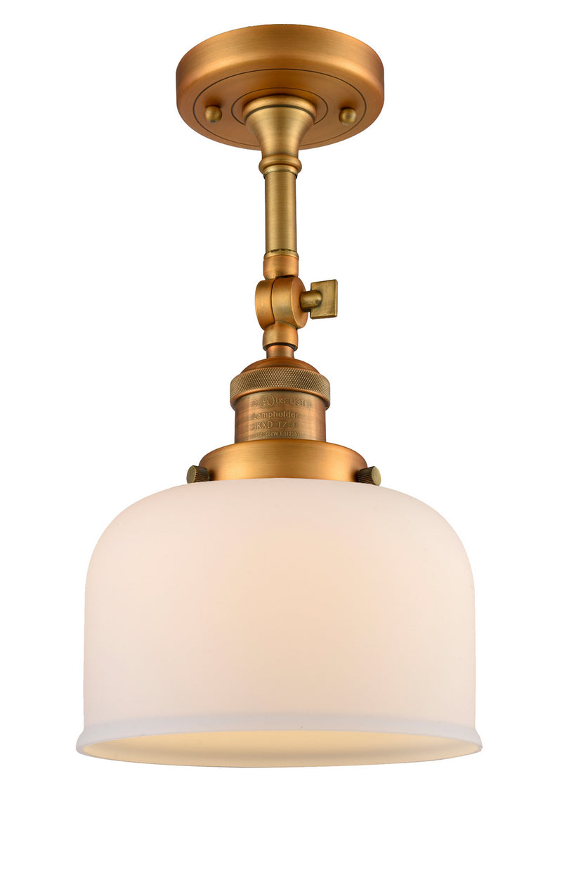 Innovations 201F-BB-G71-LED LED Semi-Flush Mount, Brushed Brass