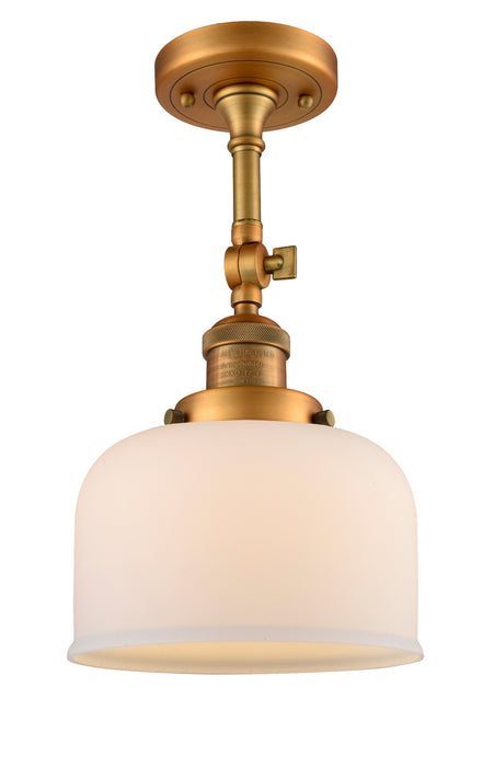 Innovations 201F-BB-G71-LED LED Semi-Flush Mount, Brushed Brass