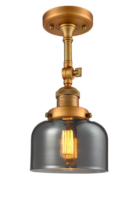 Innovations 201F-BB-G73-LED LED Semi-Flush Mount, Brushed Brass