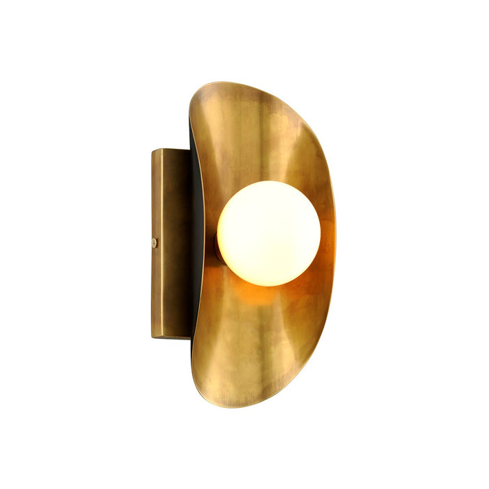 Corbett Lighting 271-11-VB/BBR LED Wall Sconce, Vintage Brass Bronze Accents