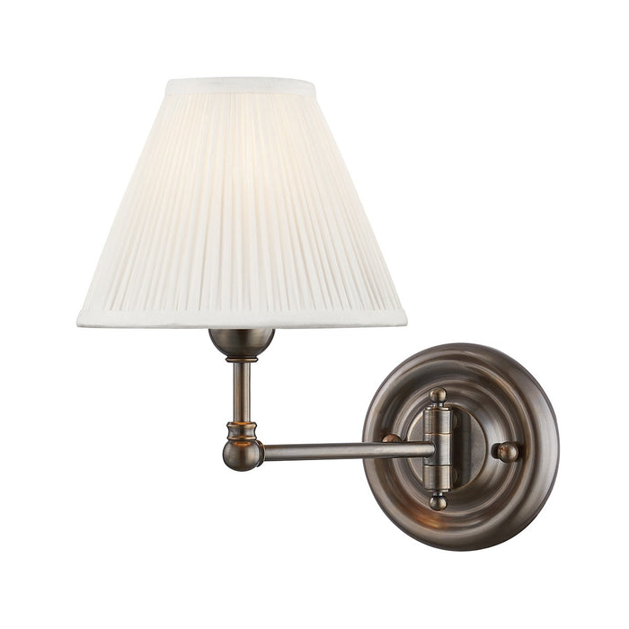 Hudson Valley MDS101-DB One Light Wall Sconce, Distressed Bronze