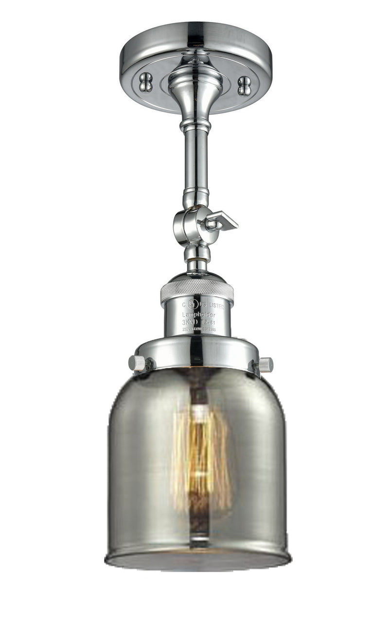 Innovations 201F-PC-G53-LED LED Semi-Flush Mount, Polished Chrome