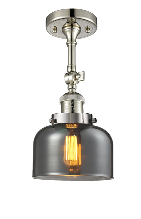 Innovations 201F-PN-G73-LED LED Semi-Flush Mount, Polished Nickel