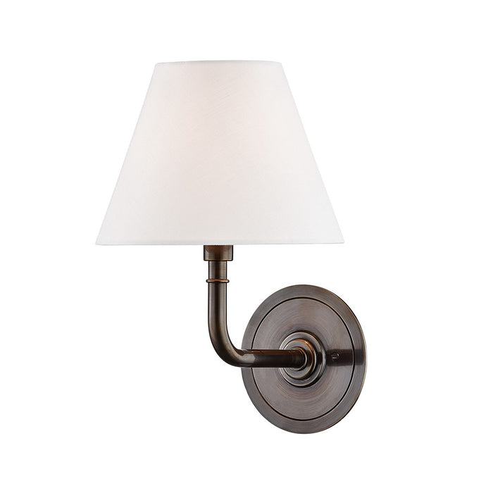 Hudson Valley MDS600-DB One Light Wall Sconce, Distressed Bronze