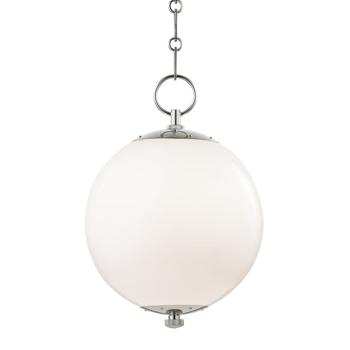 Hudson Valley MDS700-PN One Light Pendant, Polished Nickel