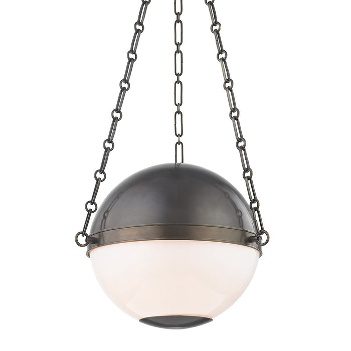 Hudson Valley MDS750-DB Two Light Pendant, Distressed Bronze