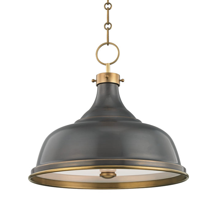 Hudson Valley MDS900-ADB Three Light Pendant, Aged/Antique Distressed Bronze