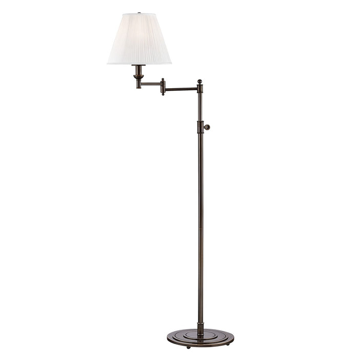 Hudson Valley MDSL601-DB One Light Floor Lamp, Distressed Bronze