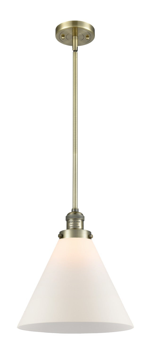 Innovations 201S-AB-G41-L One Light Mini Pendant, Antique Brass