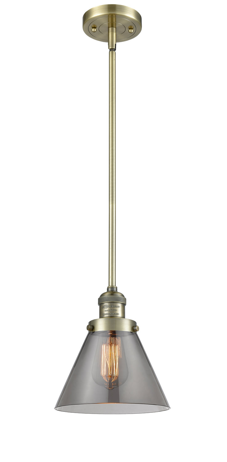 Innovations 201S-AB-G43-LED LED Mini Pendant, Antique Brass