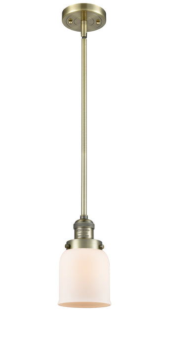 Innovations 201S-AB-G51 One Light Mini Pendant, Antique Brass