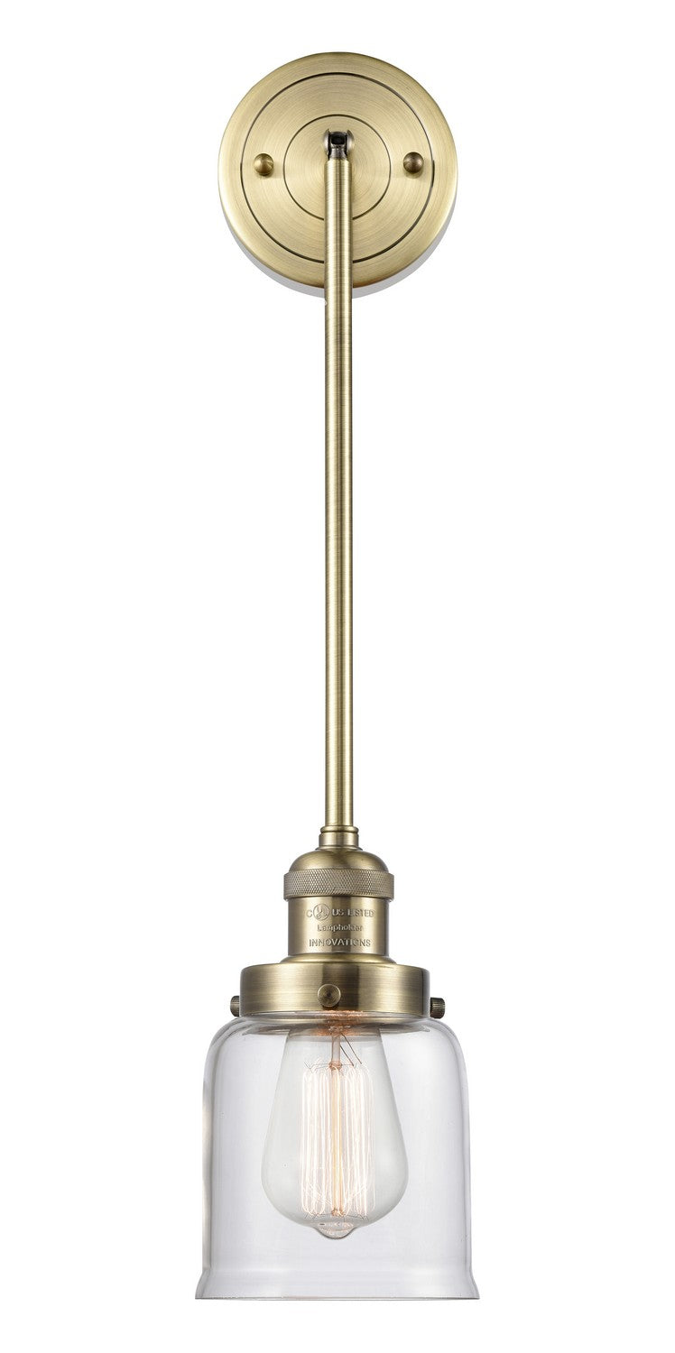 Innovations 201S-AB-G52 One Light Mini Pendant, Antique Brass