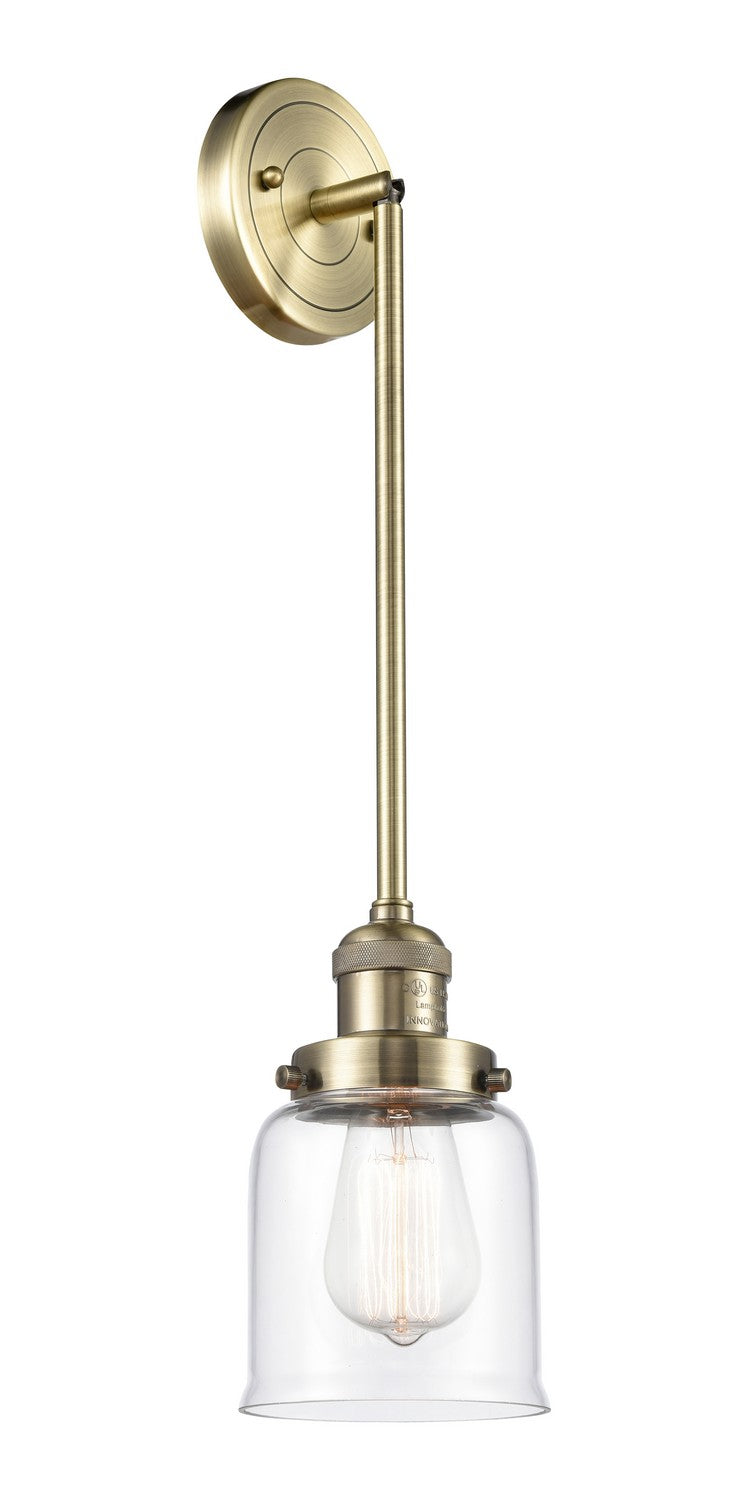 Innovations 201S-AB-G52 One Light Mini Pendant, Antique Brass