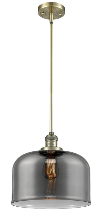 Innovations 201S-AB-G73-L One Light Mini Pendant, Antique Brass