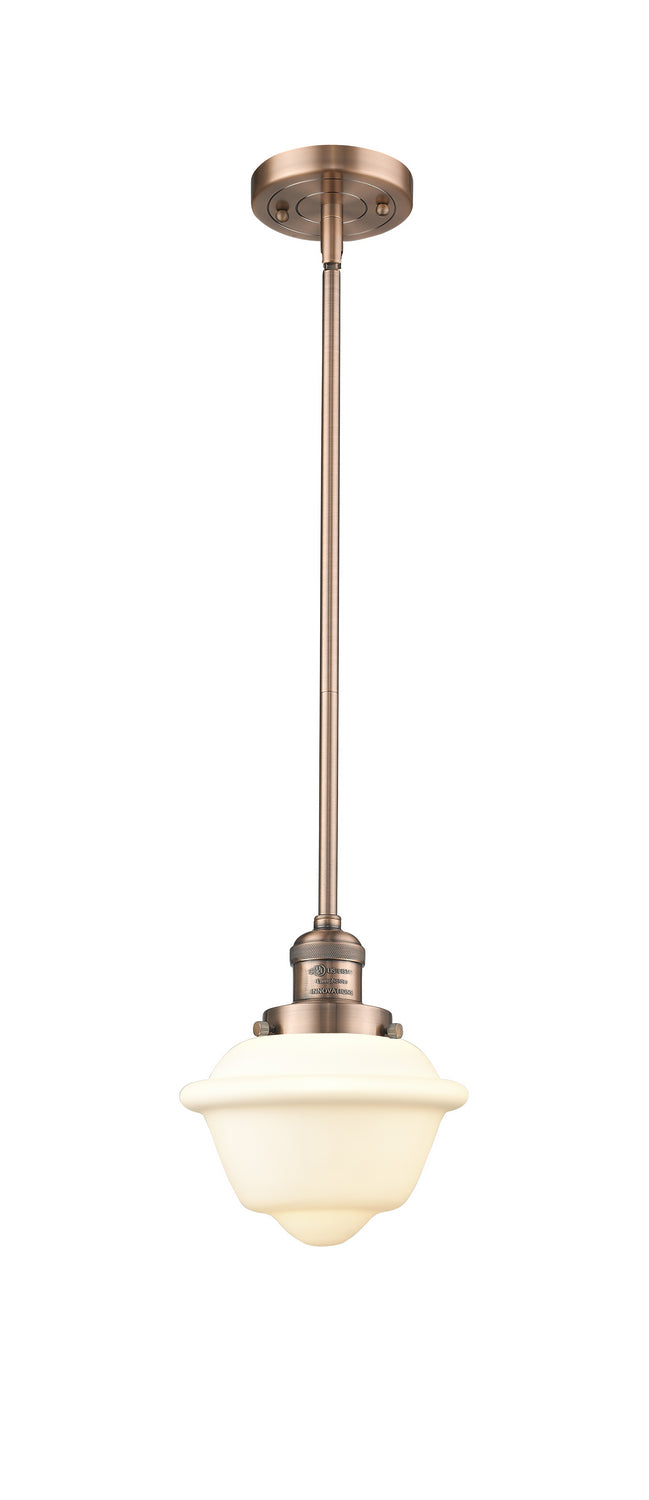 Innovations 201S-AC-G531 One Light Mini Pendant, Antique Copper